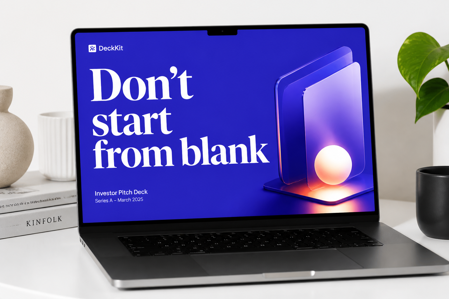 Grid of presentation template cover slides